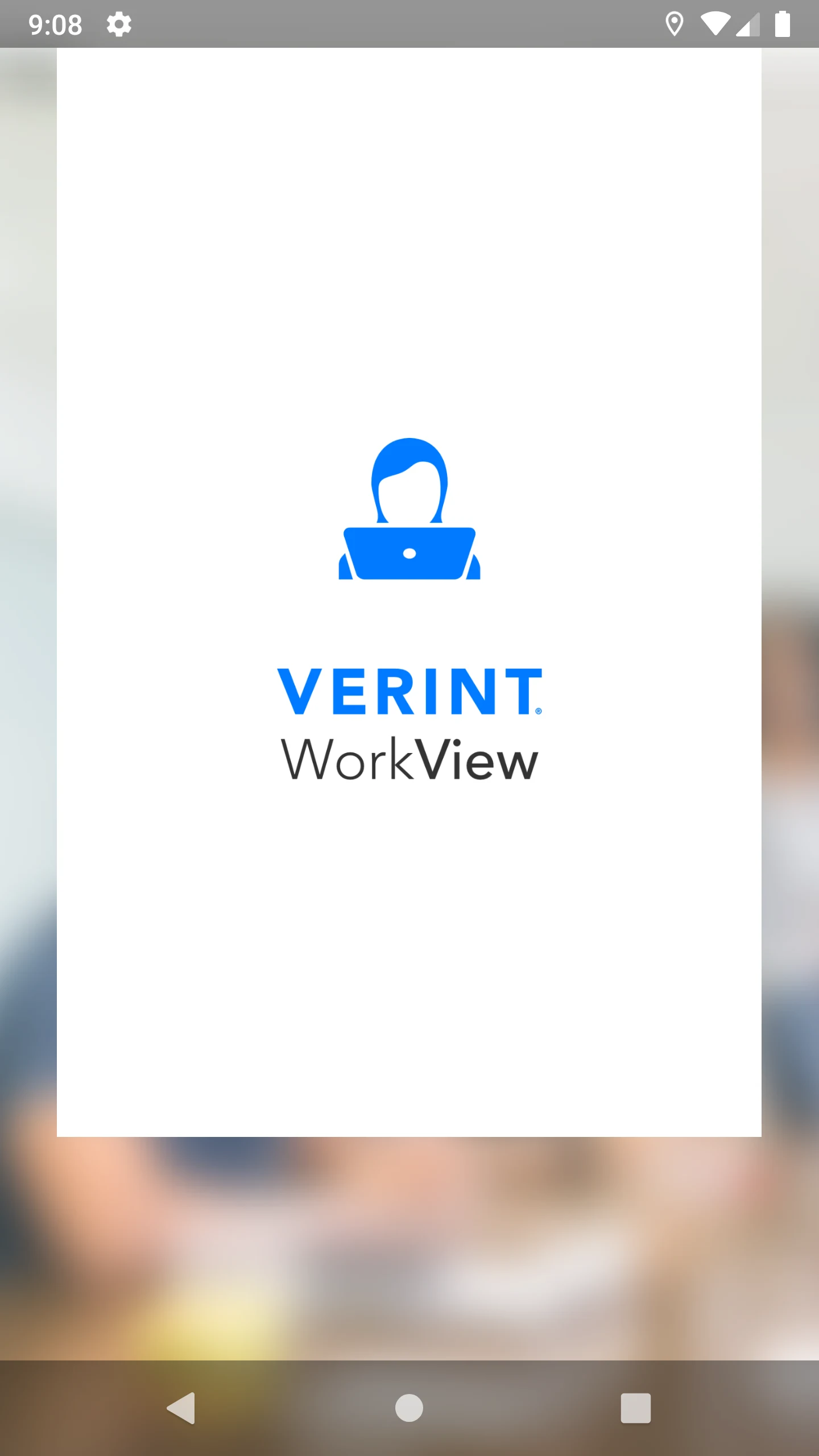 Verint WorkView screenshot